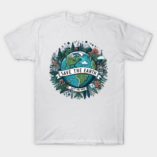 Earth Day 2024 Save the Earth, Save Our Home T-Shirt